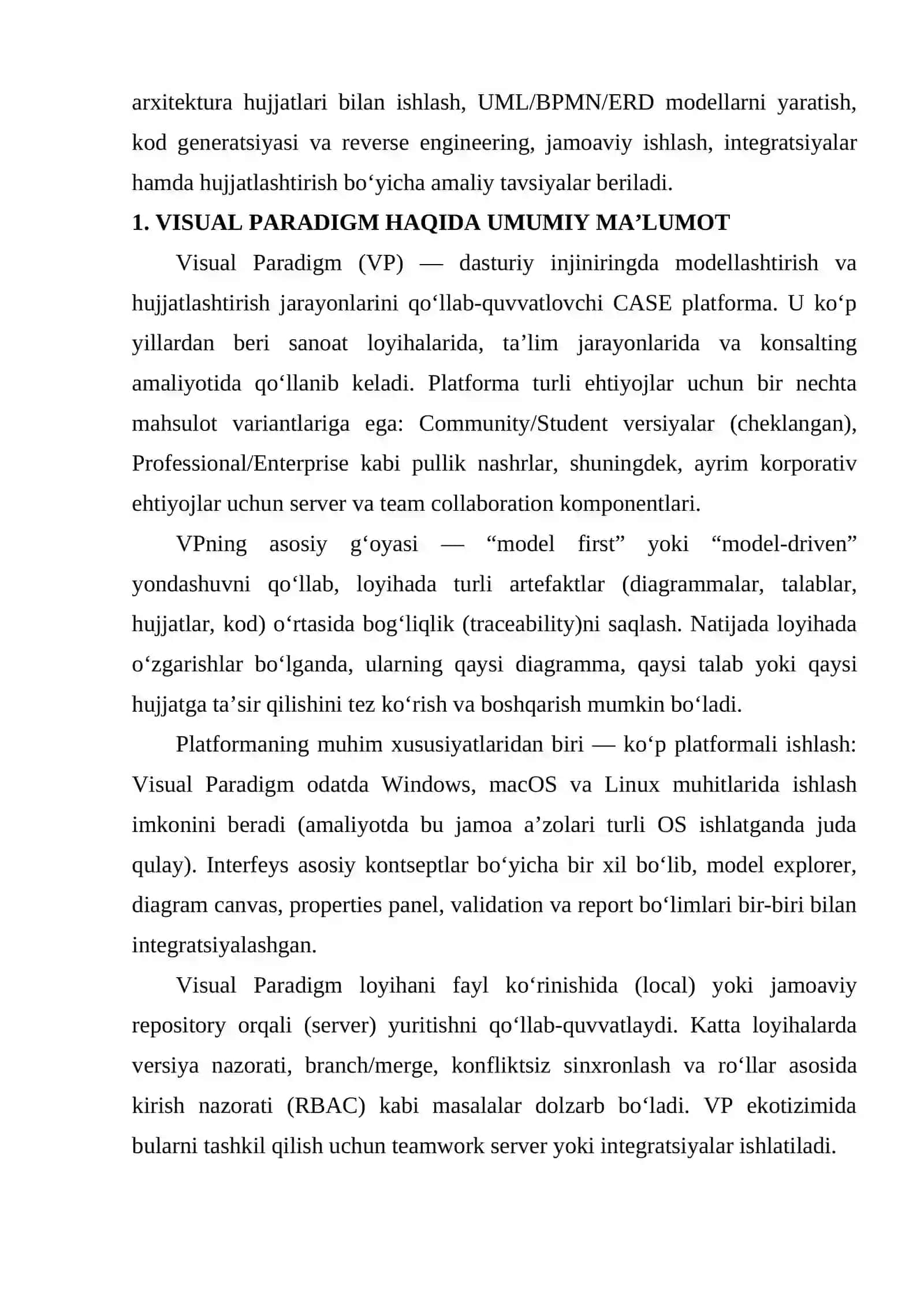 Paradigm platformasining imkoniyatlari 3