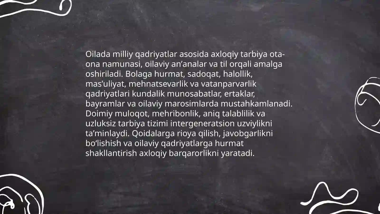 Oilada milliy qadriyatlar asosida axloqiy tarbiya 3