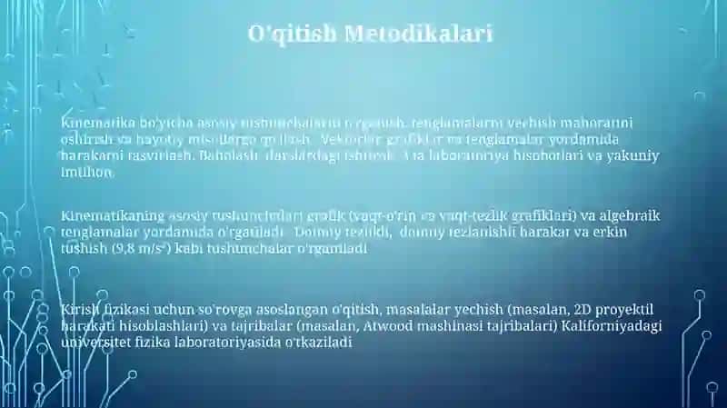 Fizika faniga kirish 3
