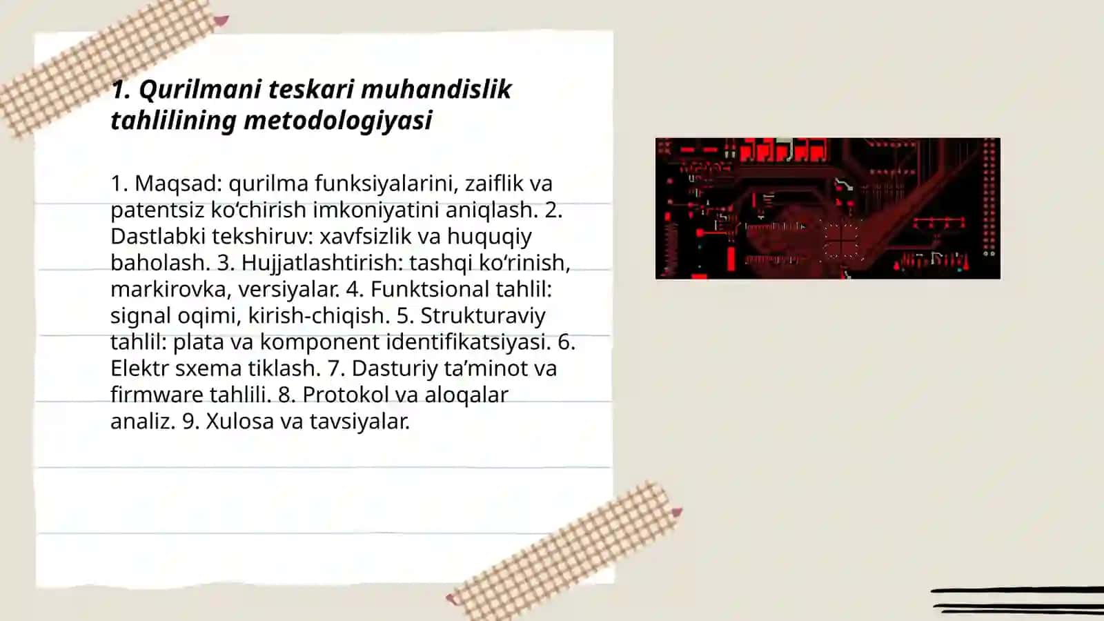 Qurilmani teskari muhandislik tahlili 3