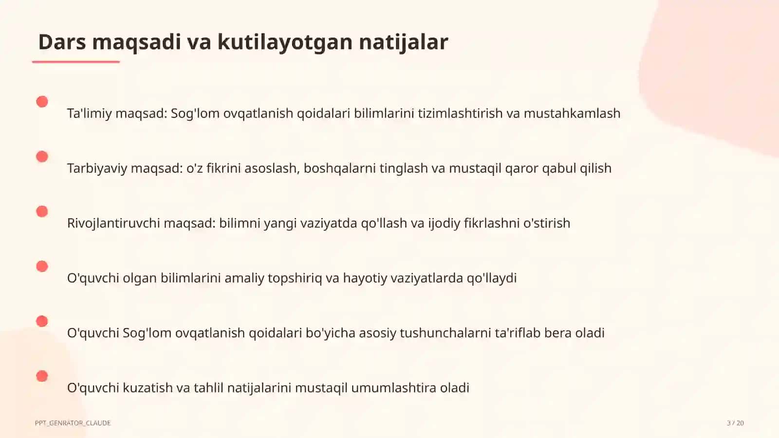 Sog'lom ovqatlanish qoidalari 3