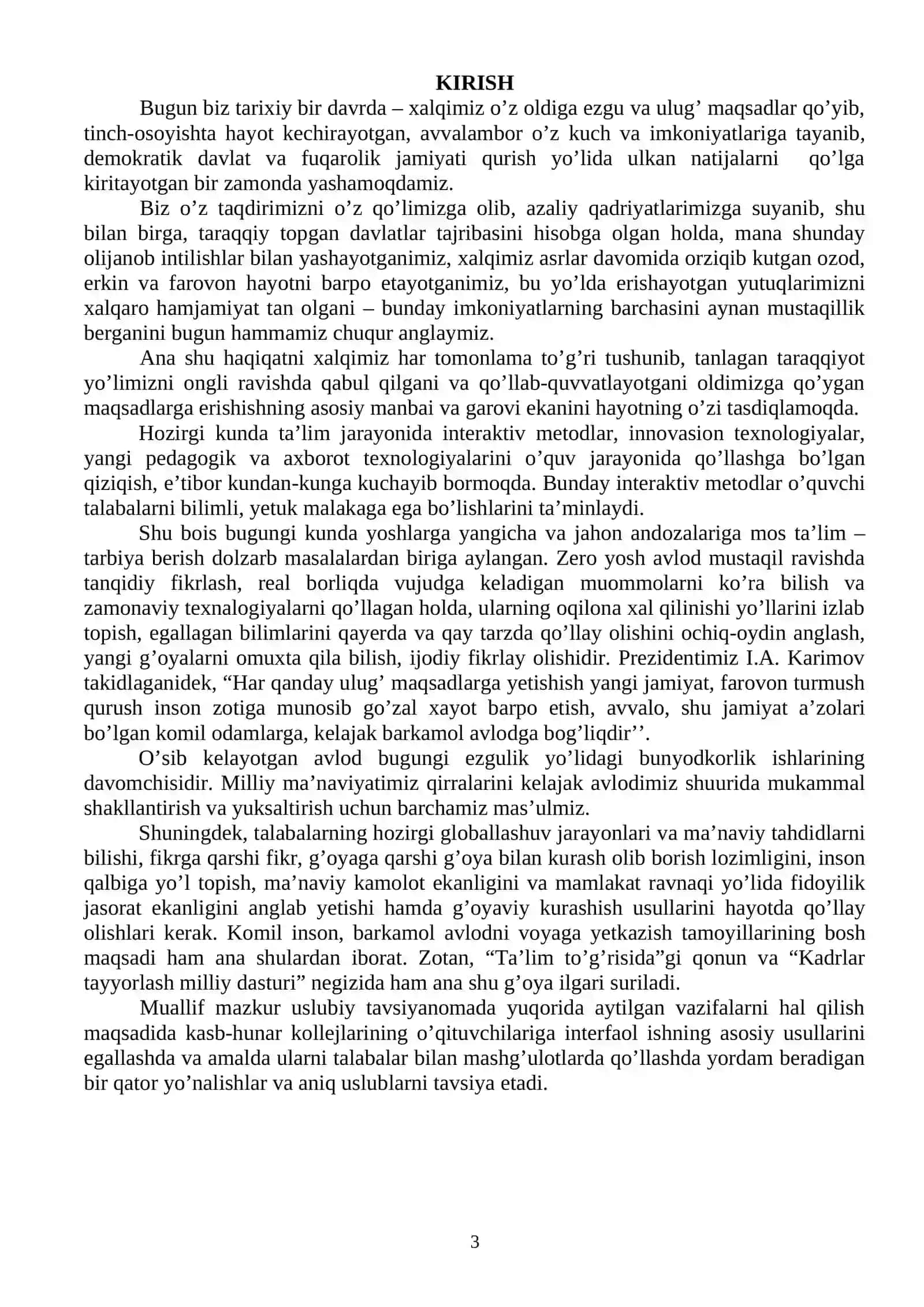 Ta’lim jarayonida interfaol metodlarni qo’llash 3