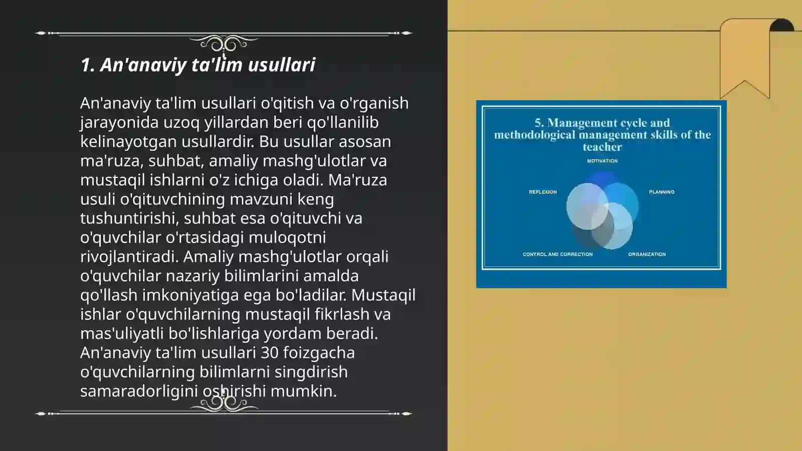 An'anaviy ta'lim usullari 3