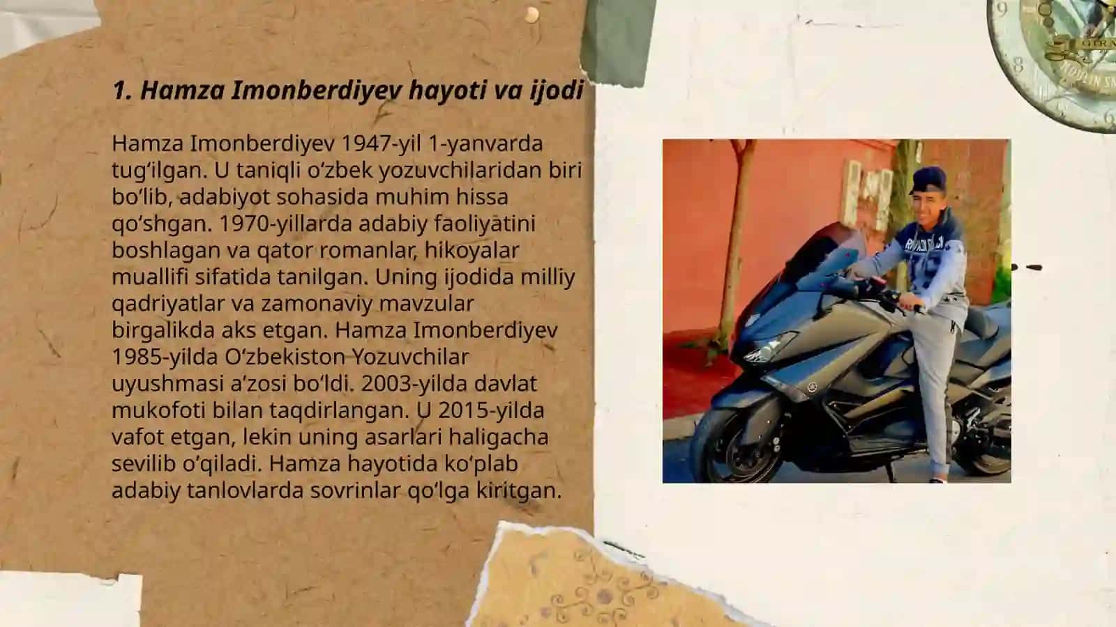 Hamza Imonberdiyevning Gʻanicha sheʼri 3