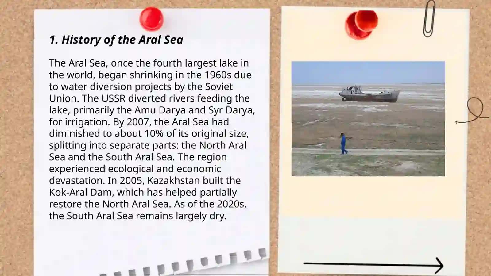 Desertification of the Aral Sea 3