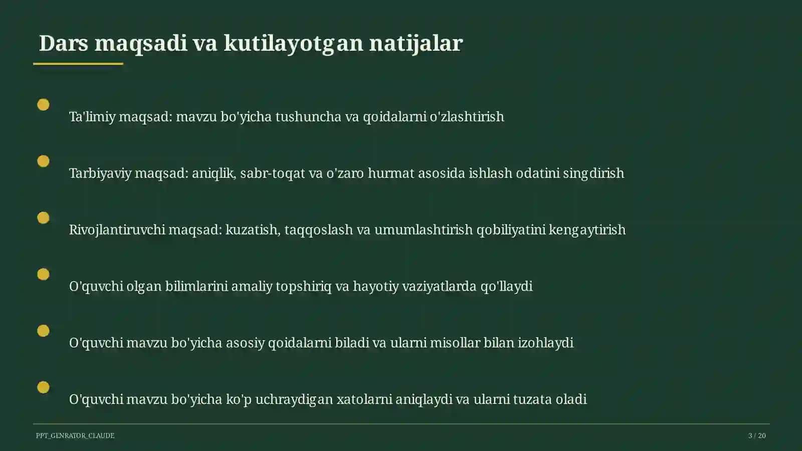 Ishlab chiqarish texnologiyalari va avtomatlashtirish (10-sinf) 3