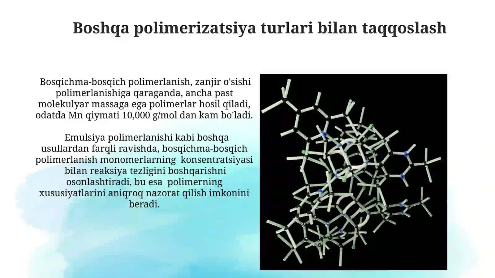 Bosqichli polimerlanish 3