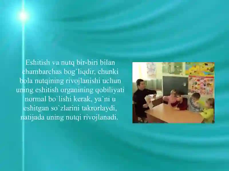 Maktab yoshdagi nutqida kamchiligi bo'lgan bolalarning o'quv kamchilik xususiyatlari 3