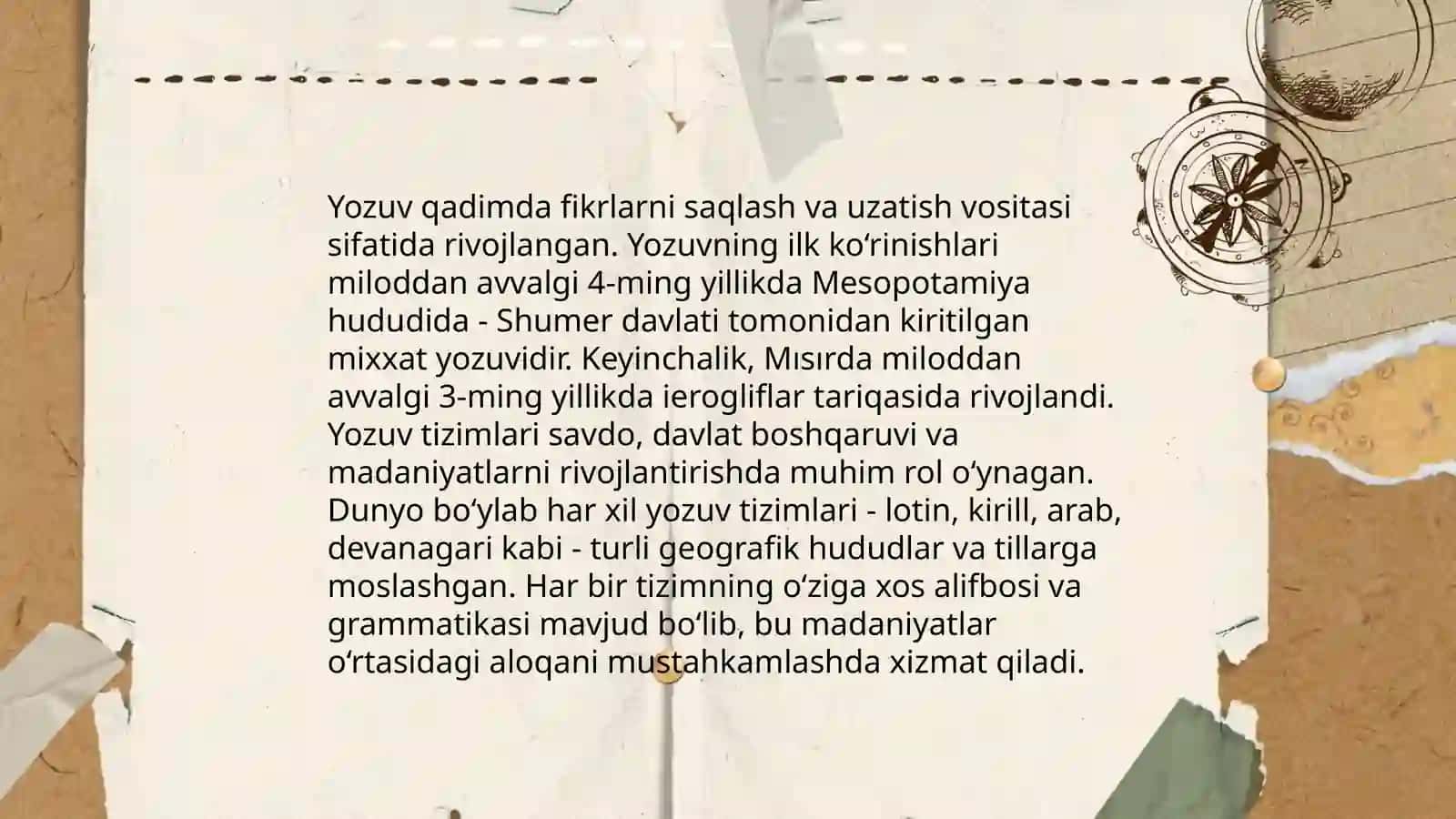 Yozuv tarixi 3