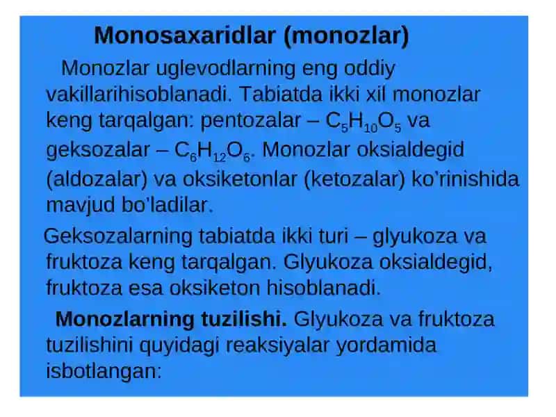Uglevodlar 3