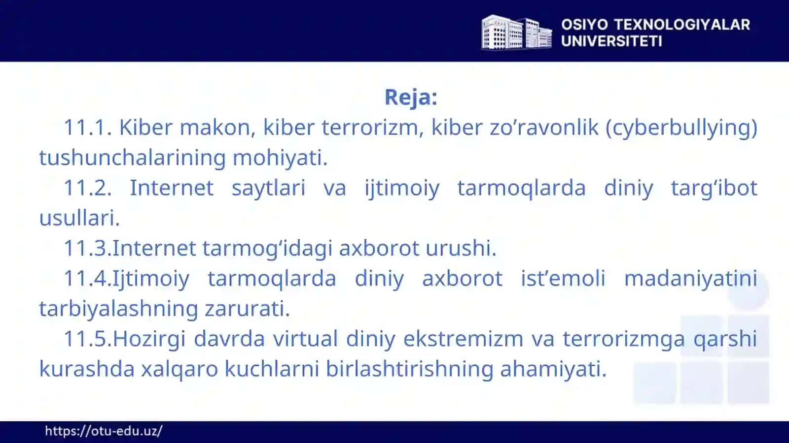Kiber makonda diniy e`tiqod targ`ibotining ijtimoiy xavfi 3