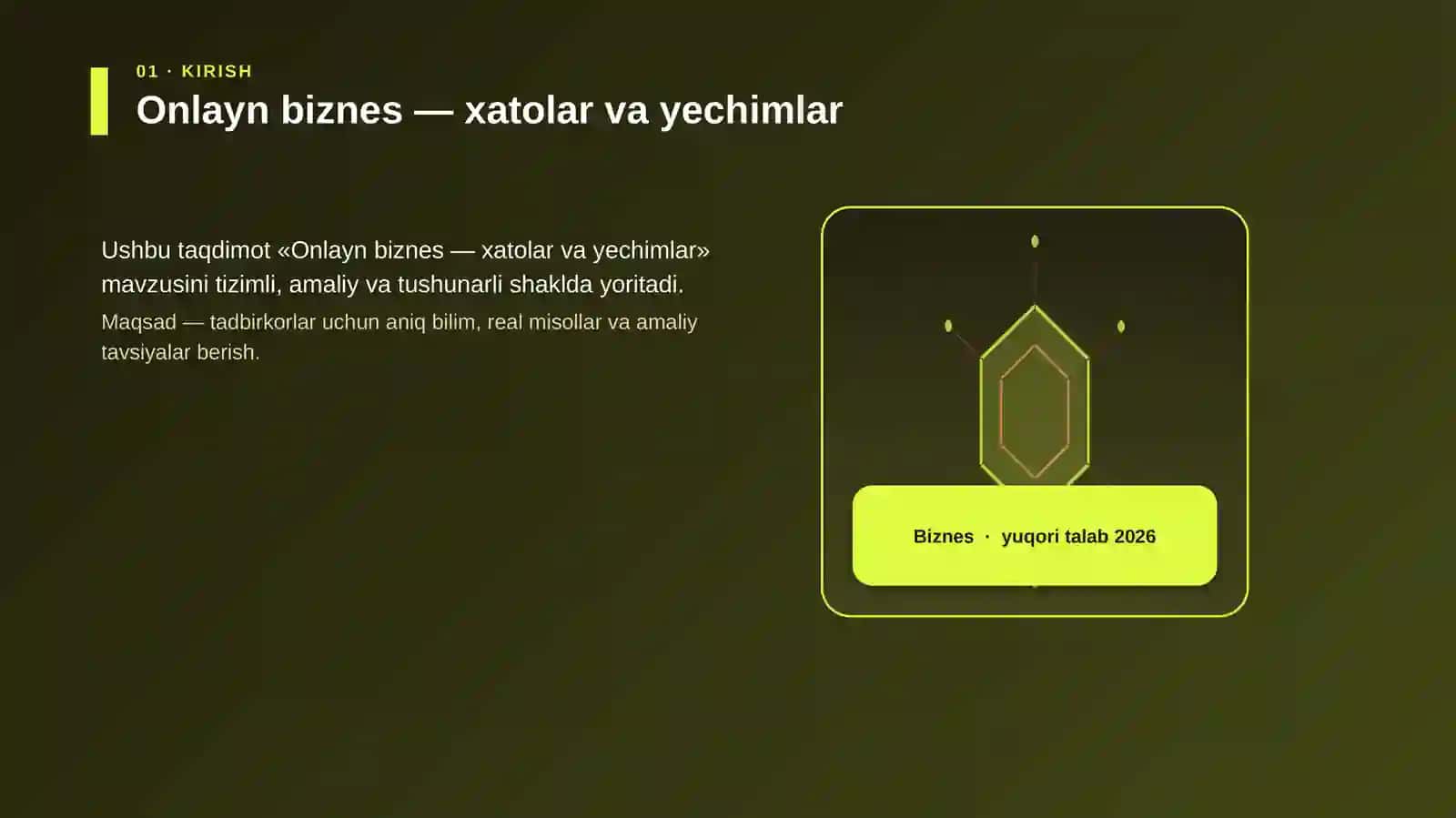 Onlayn biznes — xatolar va yechimlar 3
