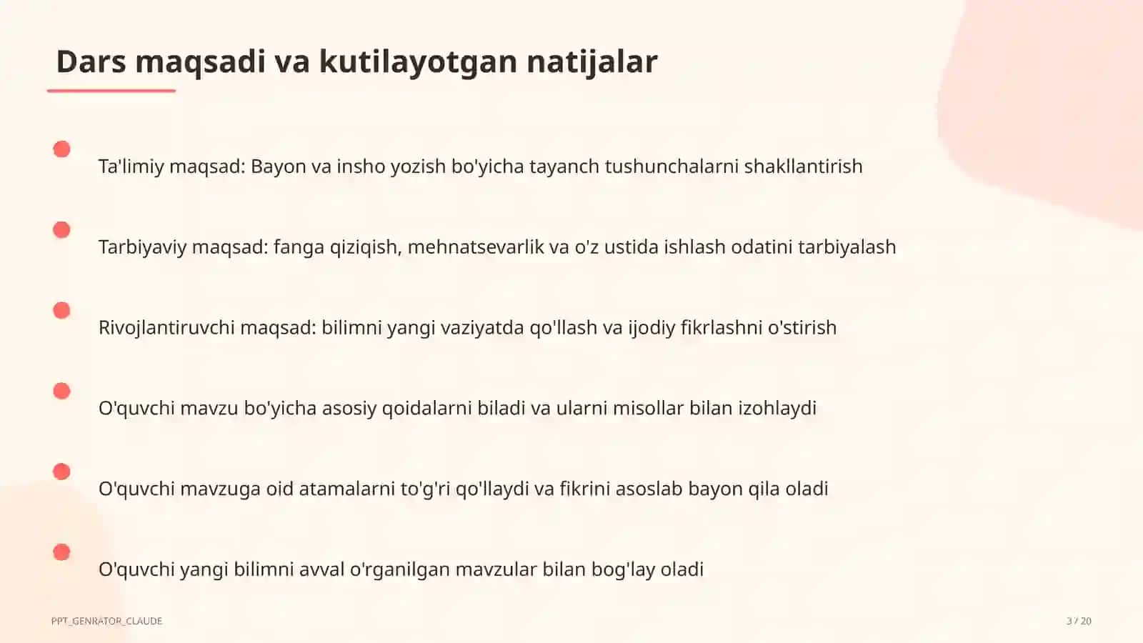 Bayon va insho yozish (4-sinf) 3