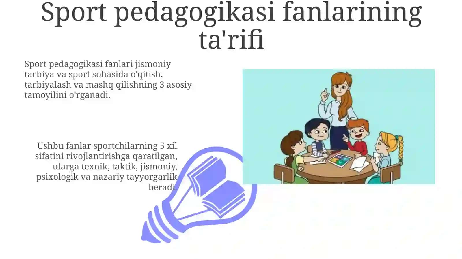 Sport pedagogikasi fanlari va ularning qiyosiy tasnifi 3