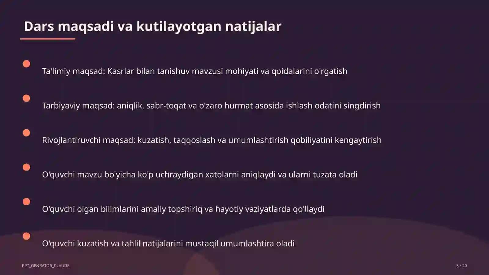 Kasrlar bilan tanishuv (4-sinf) 3