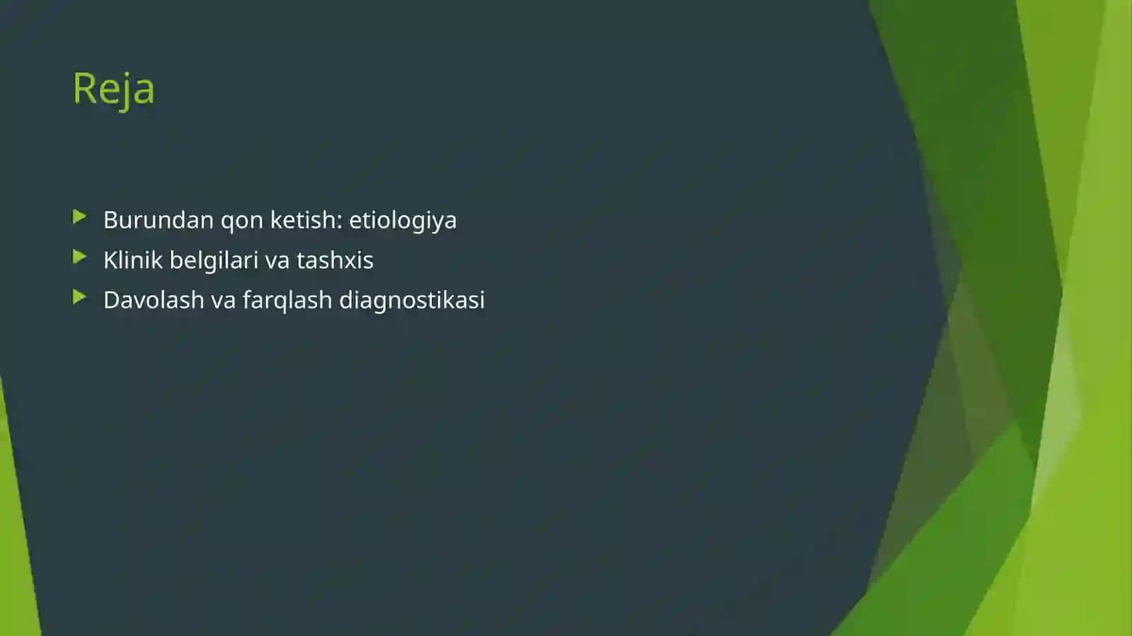 Burundan qon ketish etiologiyasi, klinikasi, tashxisoti ,differensial diagnostikasi,davolashi 3
