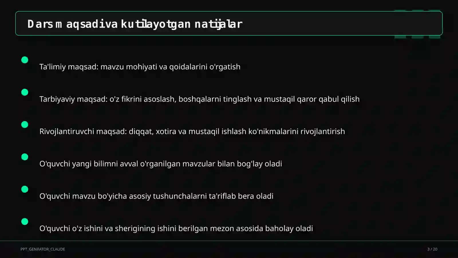 Mikroo'rganish (microlearning) tamoyillari 3