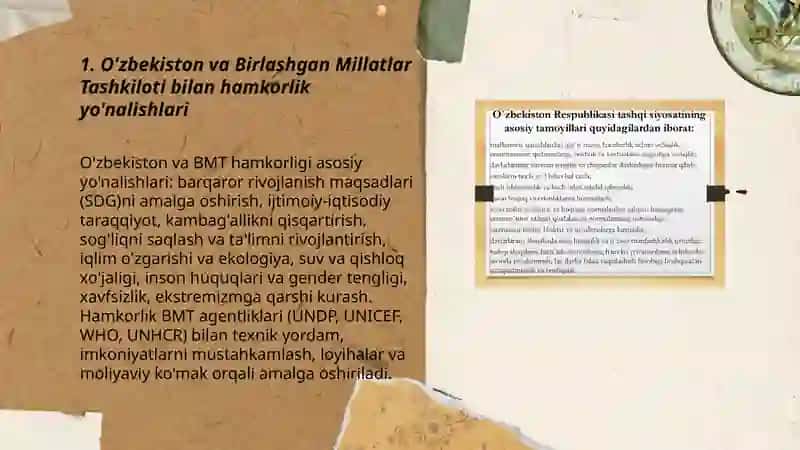 O'zbekistonning xalqaro tashkilotlar bilan aloqalari 3