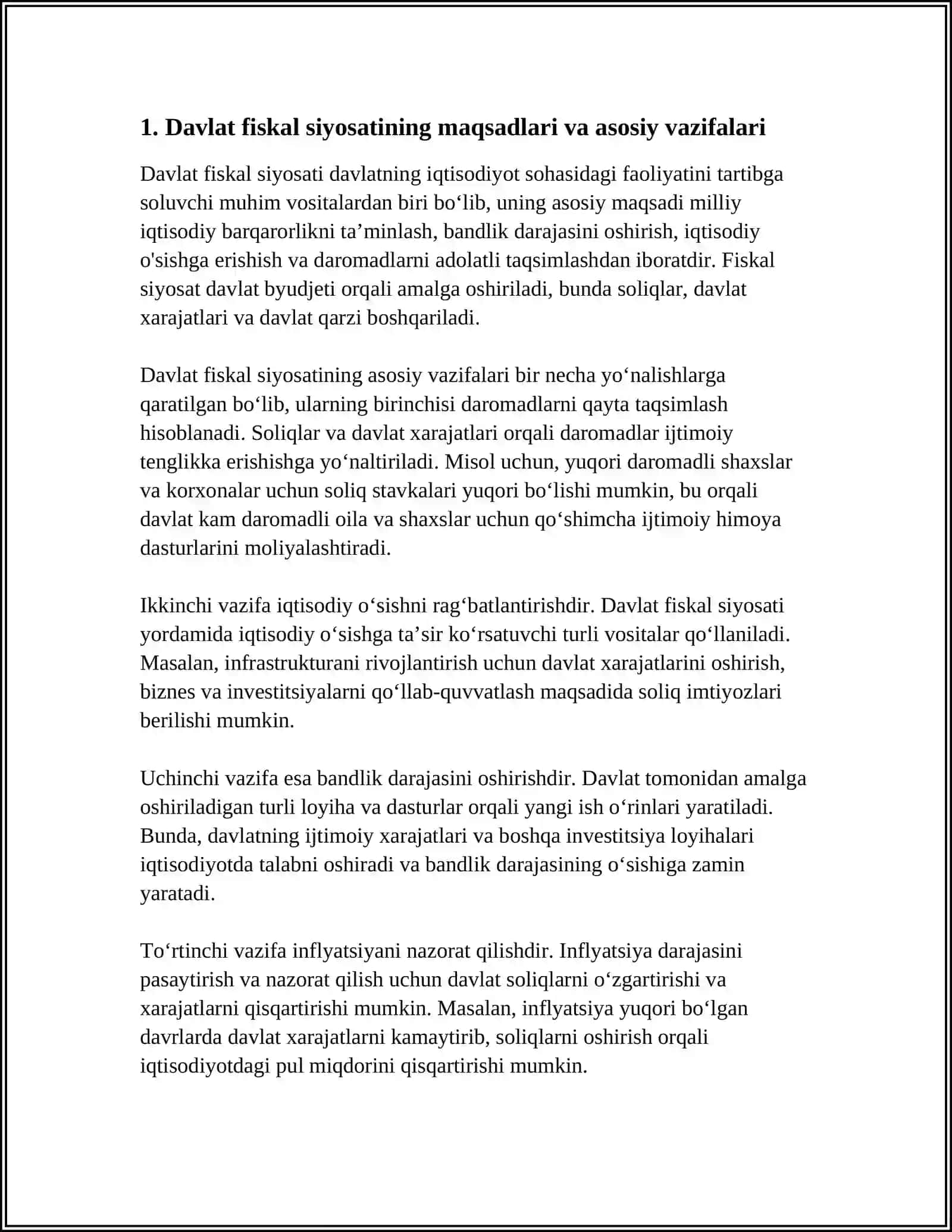 DAVLATNING FISKAL VA MONETAR SIYOSATI 3