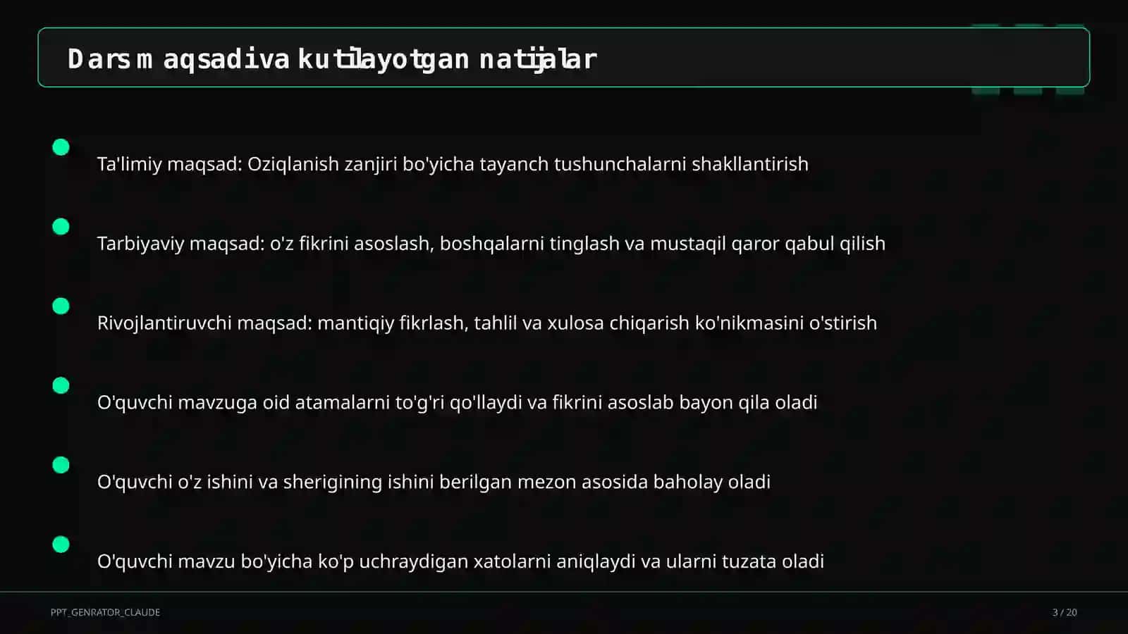 Oziqlanish zanjiri (3-sinf) 3