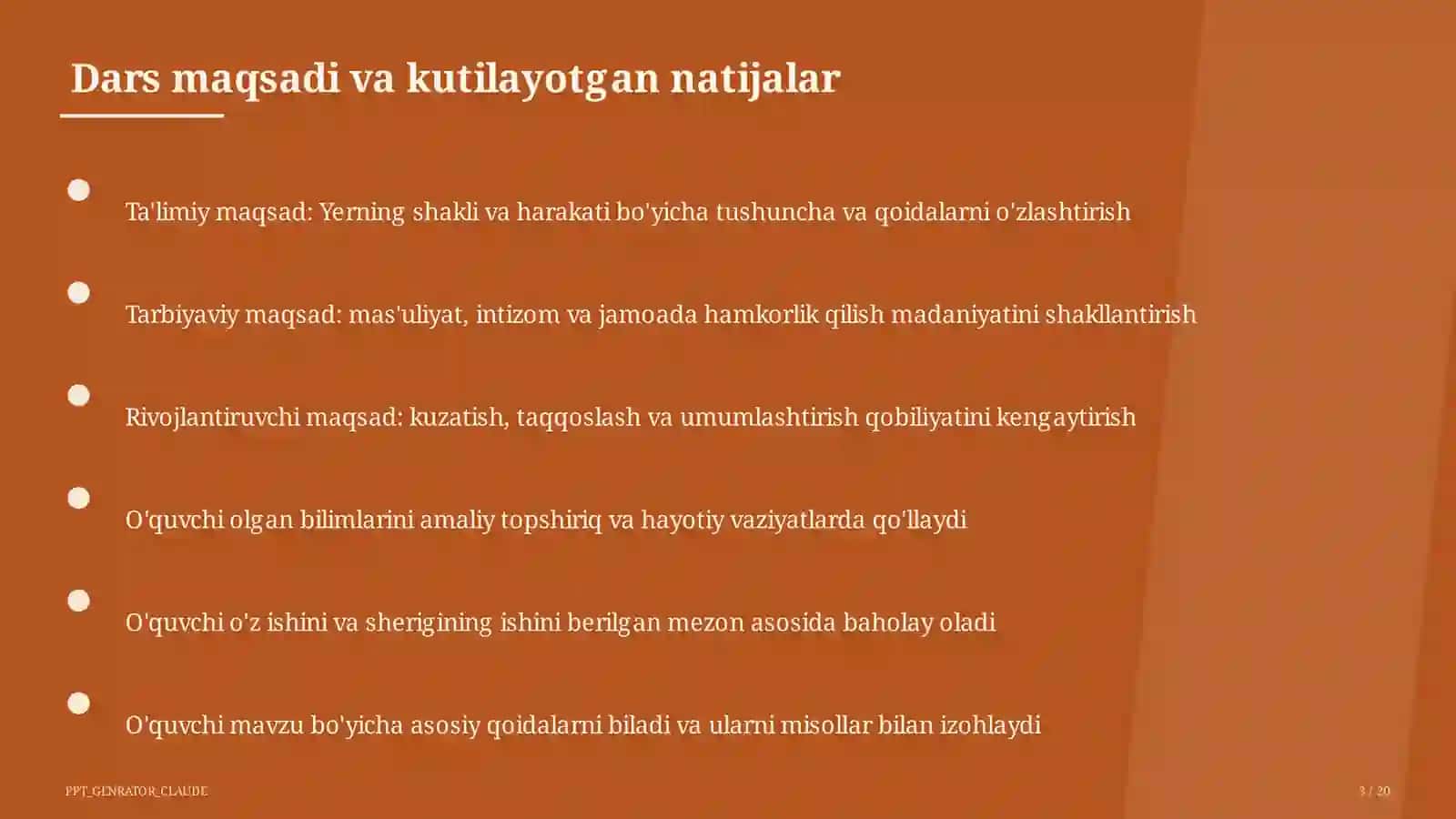 Yerning shakli va harakati (5-sinf) 3