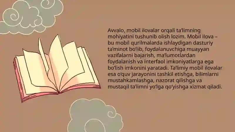 Mobil ilovalar yordamida ta'limni tashkilotish 3