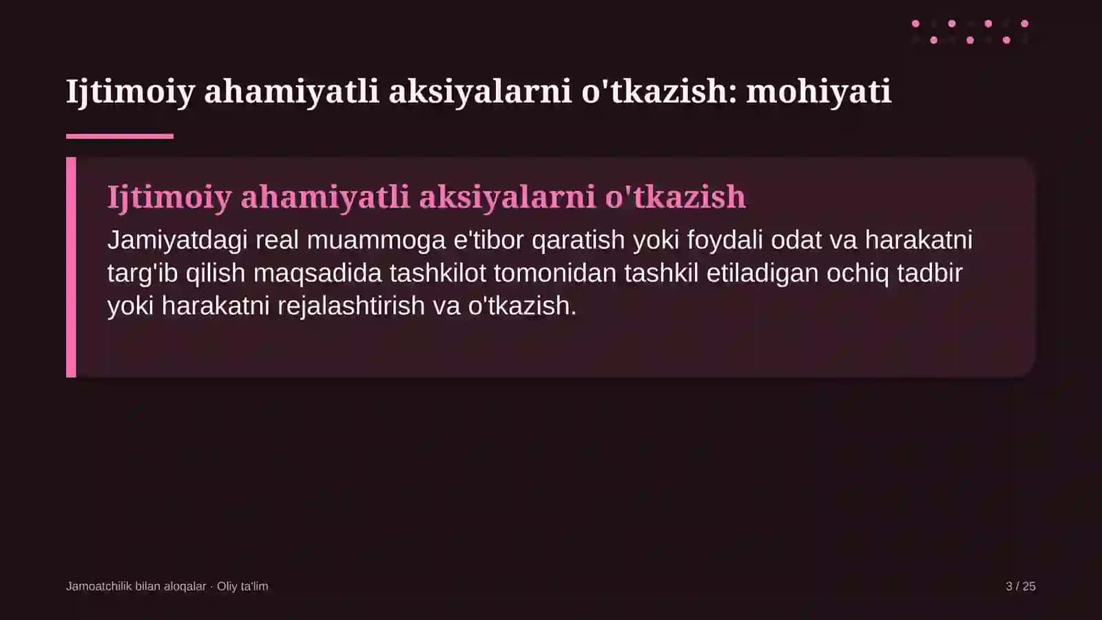 savdo markazlarida ijtimoiy ahamiyatga ega aksiyalarni o'tkazish 4126 3