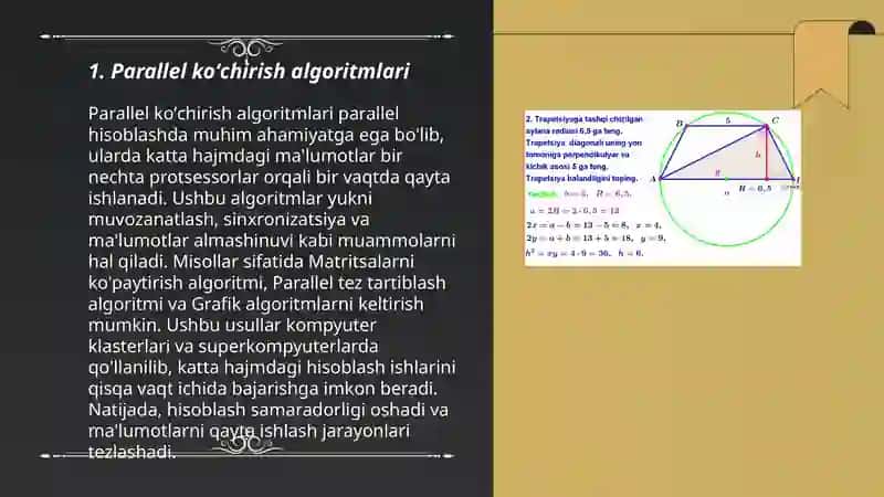 Parallel koʻchirish va burish 3