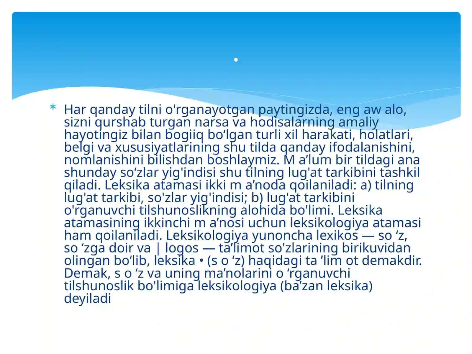 Leksemaning semantik strukturasi 3
