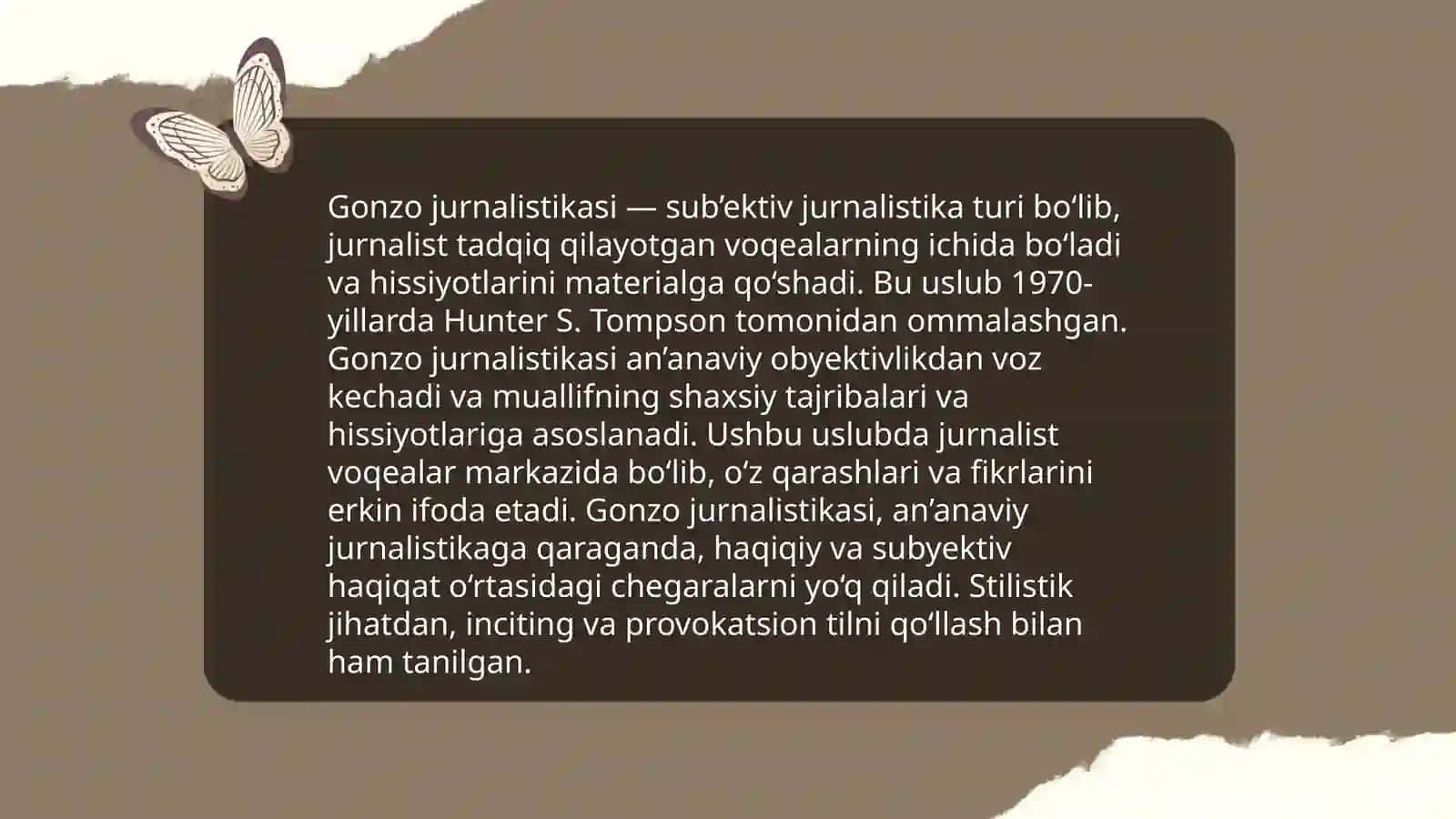 Gonzo Jurnalistikasi 3