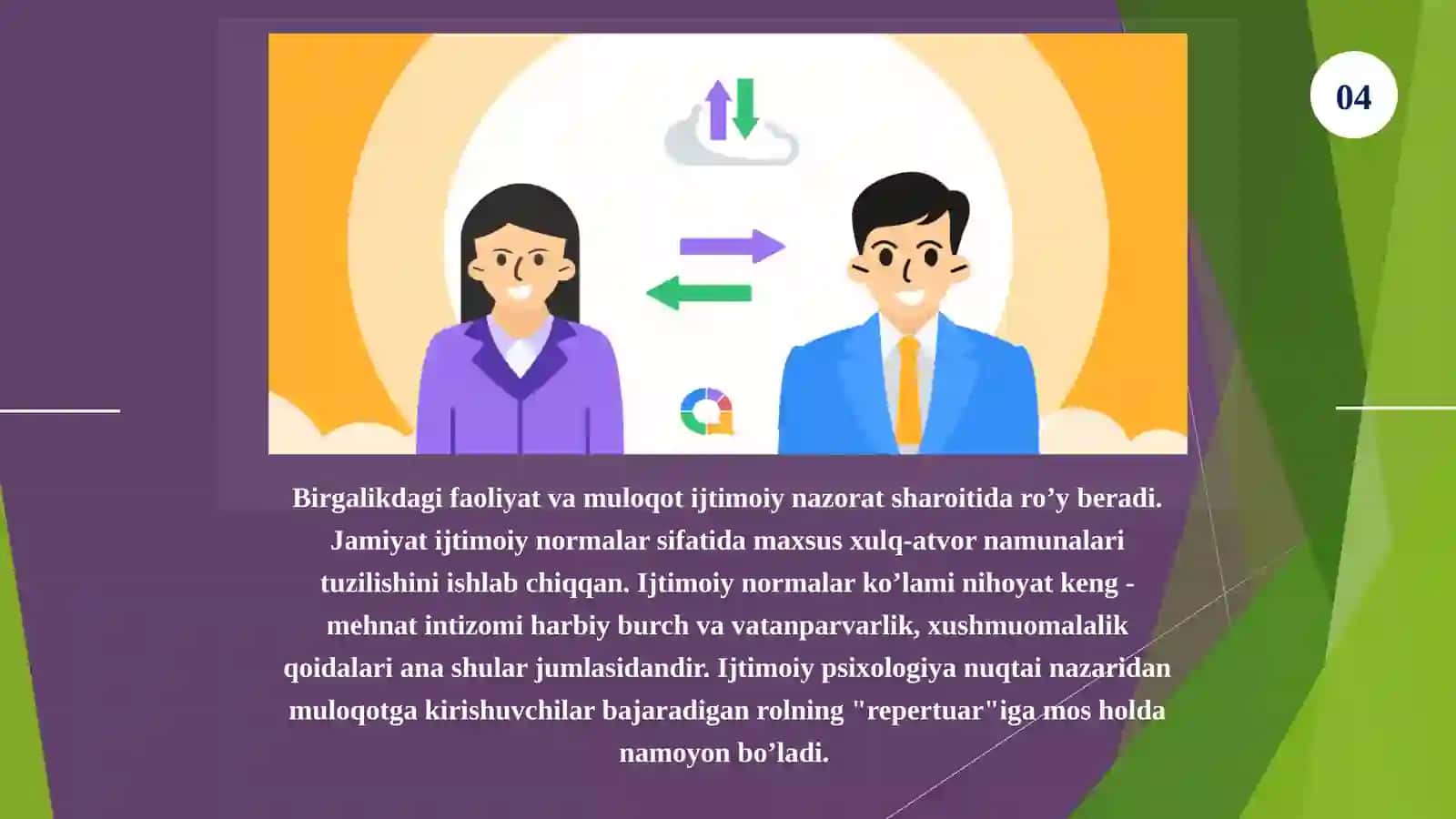 Muloqotda o‘zaro ta`sir masalasi 3
