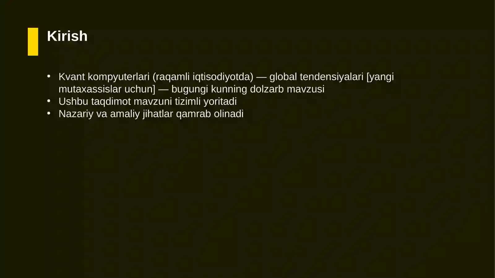 Kvant kompyuterlari (raqamli iqtisodiyotda) — global tendensiyalari [yangi mutaxassislar uchun] 3