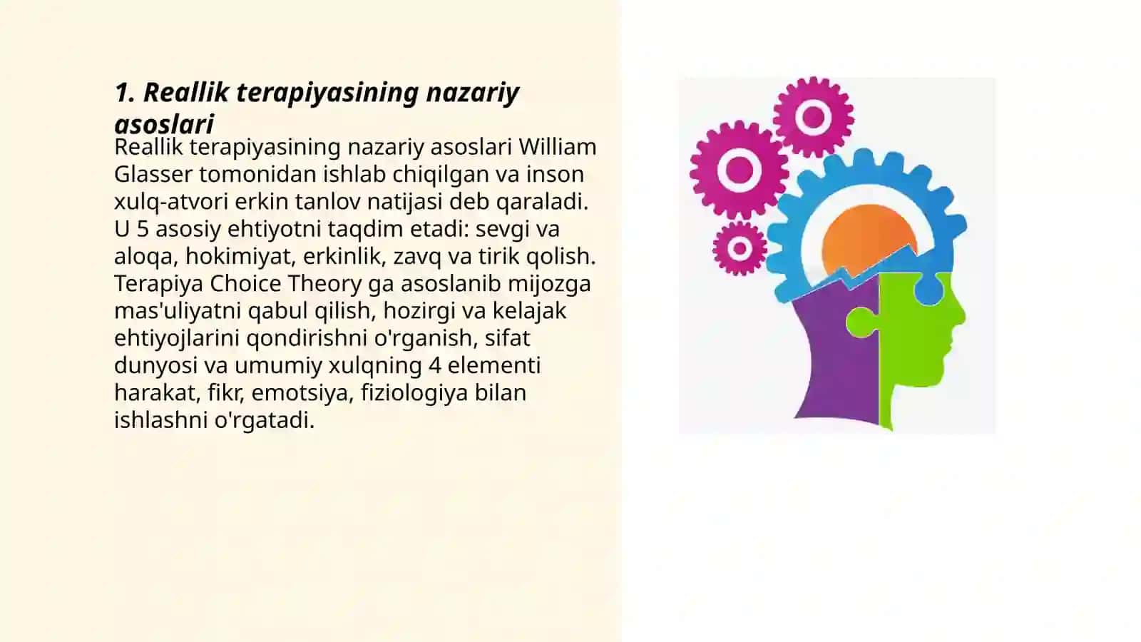 Reallik terapiyasi 3
