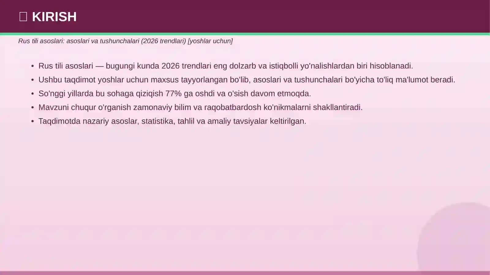 Rus tili asoslari: asoslari va tushunchalari (2026 trendlari) 3