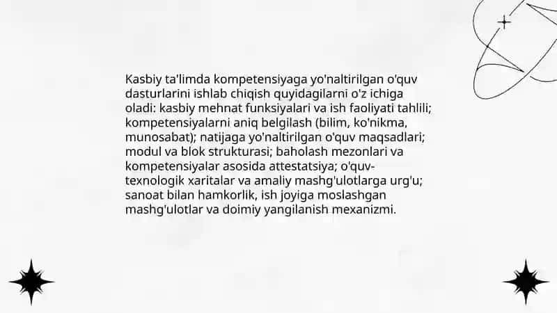 Kasbiy ta'lim mazmuni va texnologiyalari 3