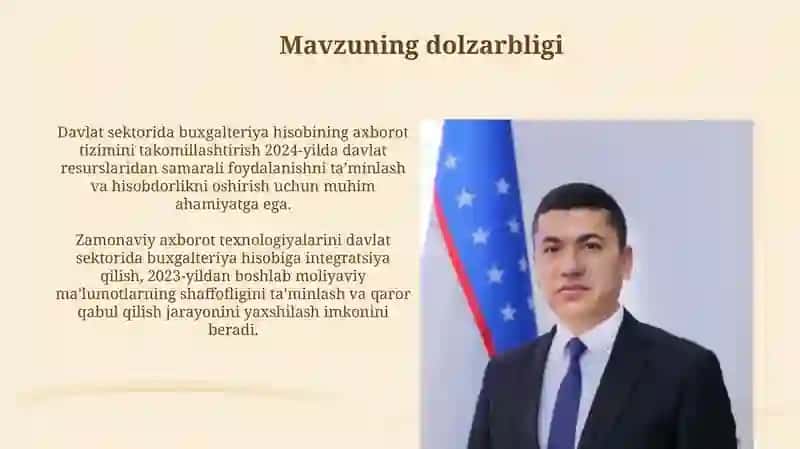 Davlat sektorida buxgalteriya hisobi axborot tizimi 3