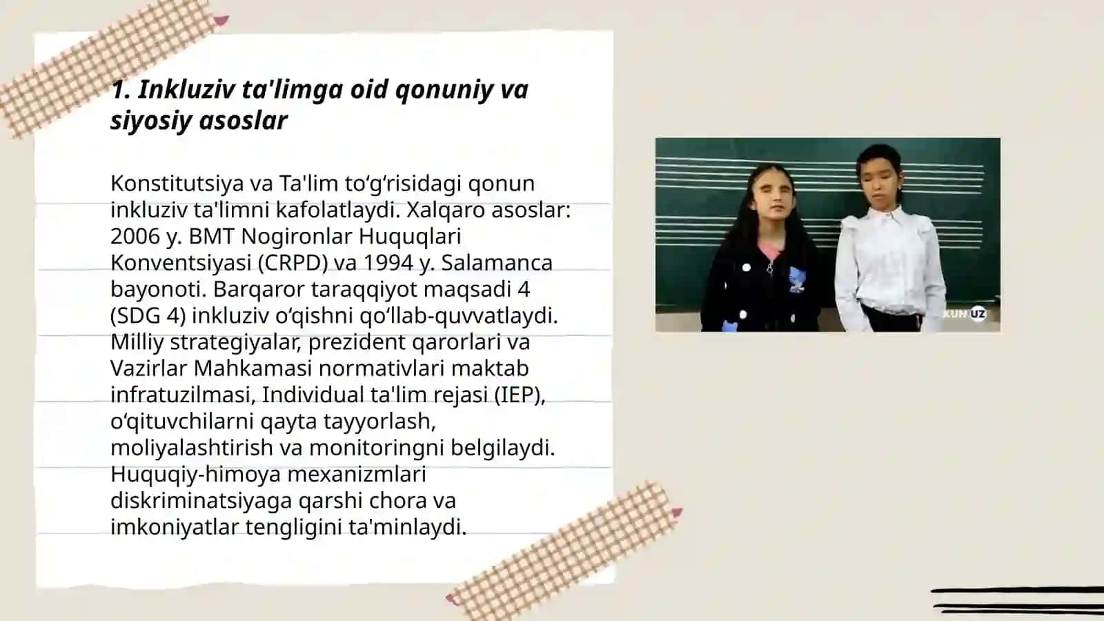 Imkoniyati cheklangan bolalarni inkluziv talim orqali o'qitish va tarbiyalashni tashkillash etish 3