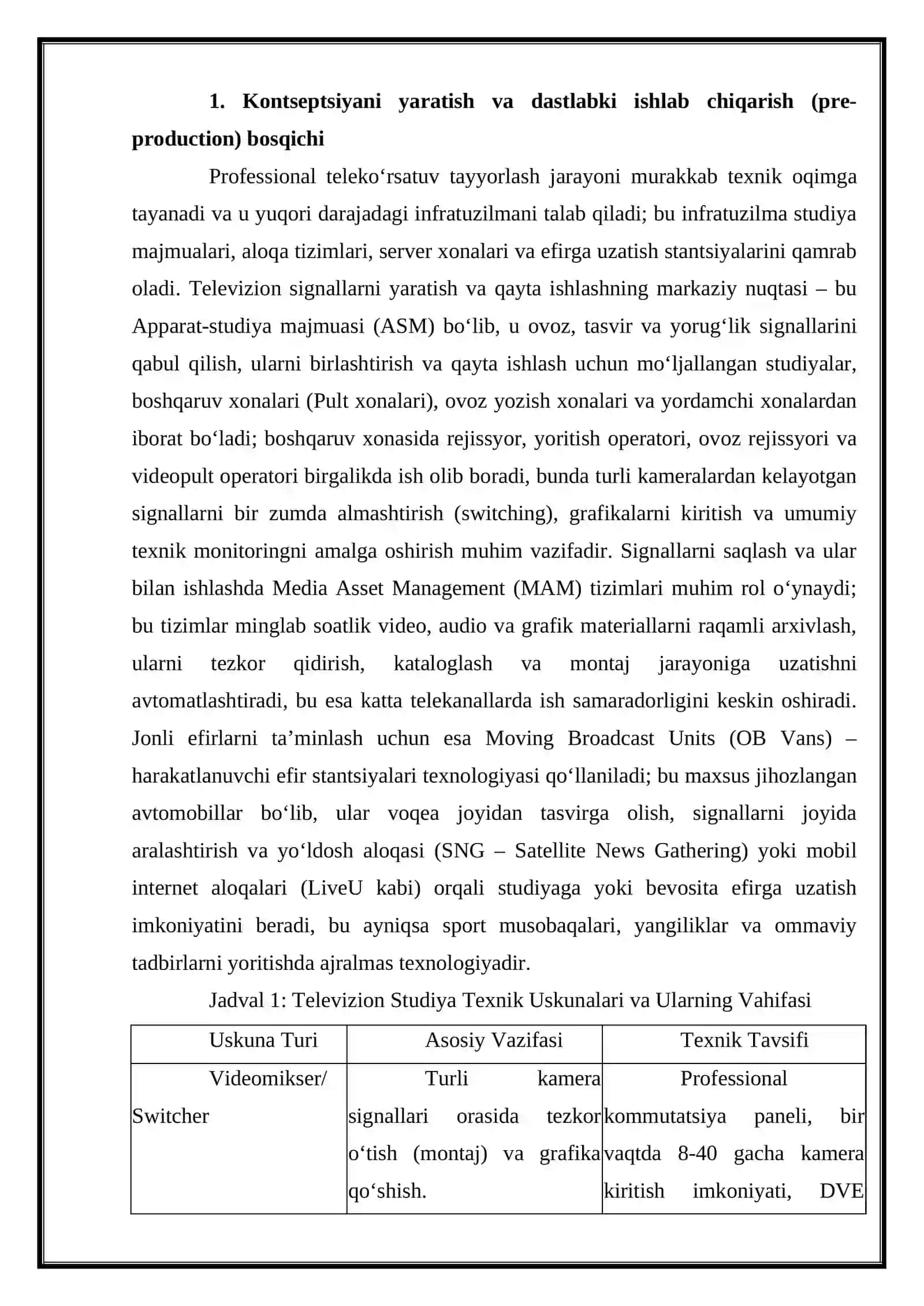 TELEKO’RSATUV TAYYORLASH TEXNOLOGIYASI 3