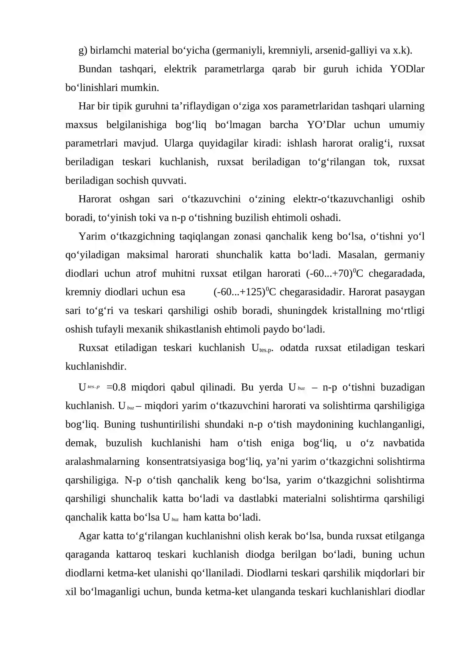 Yarim O‘tkazgichli Diodlar 3