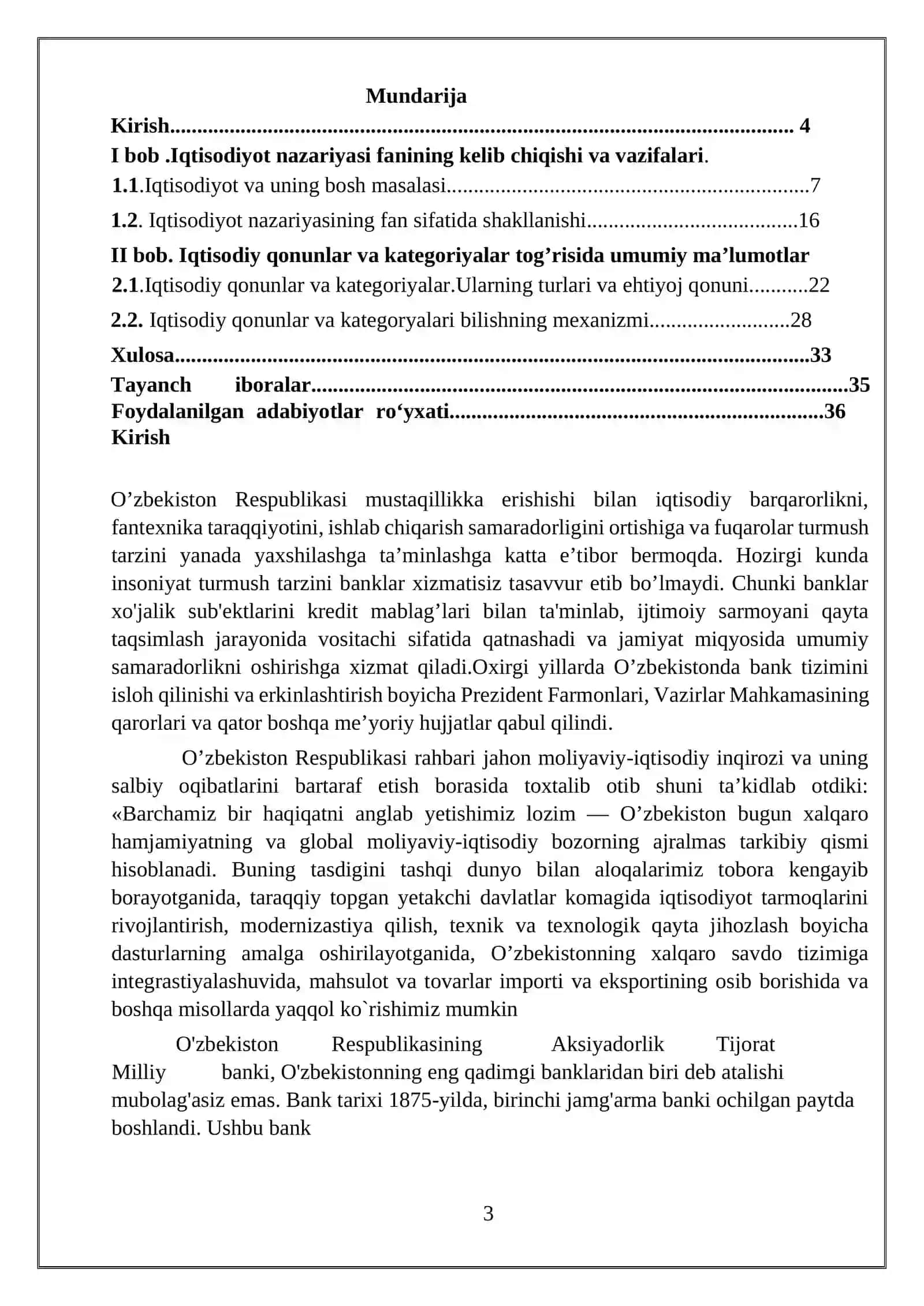 Iqtisodiy qonunlar va ularning amal qilish mexanizmi 3