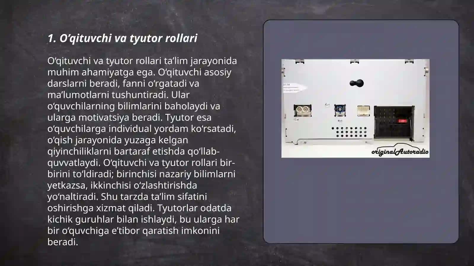 O’qituvchi – tyutor ma’lumotlar bazasi 3
