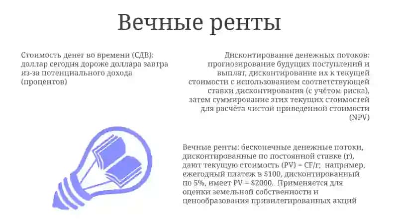 Анализ временной стоимости денег и дисконтирование денежных потоков 3