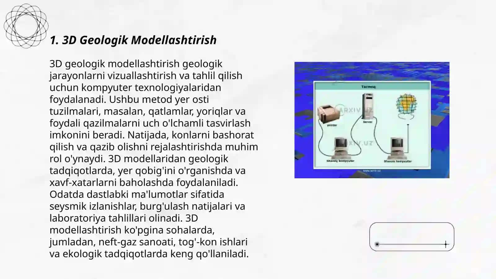 Foydali qazilmalarni bashoratlash VA razvedka qilishda zamonaviy texnologiyalarni qo'llash 3