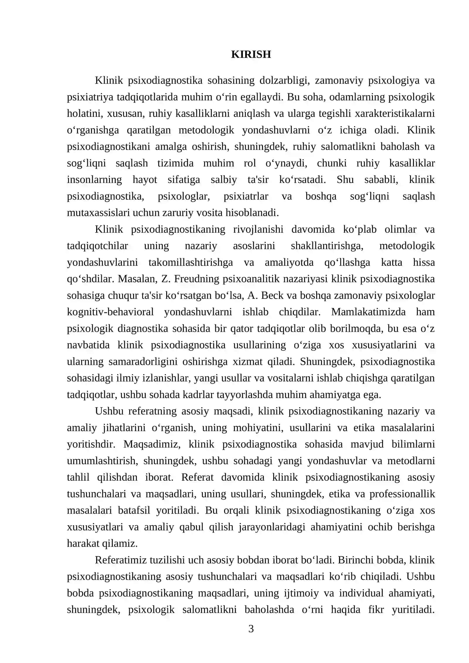 Klinik psixodiagnostika 3