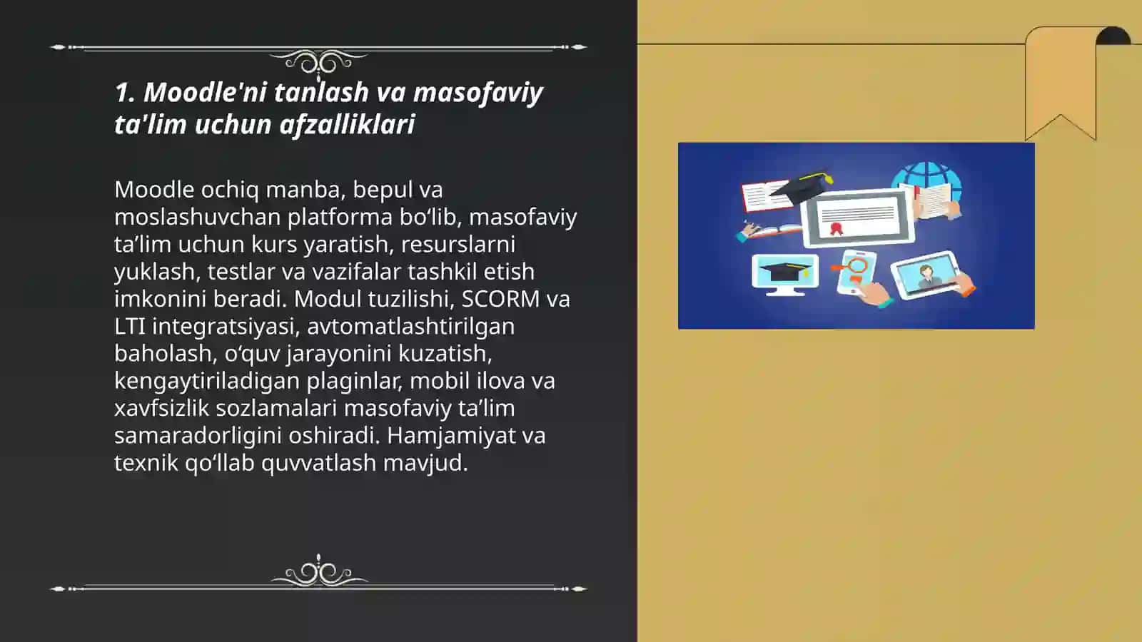 Moodle'ni tanlash va masofaviy ta'lim uchun afzalliklari 3