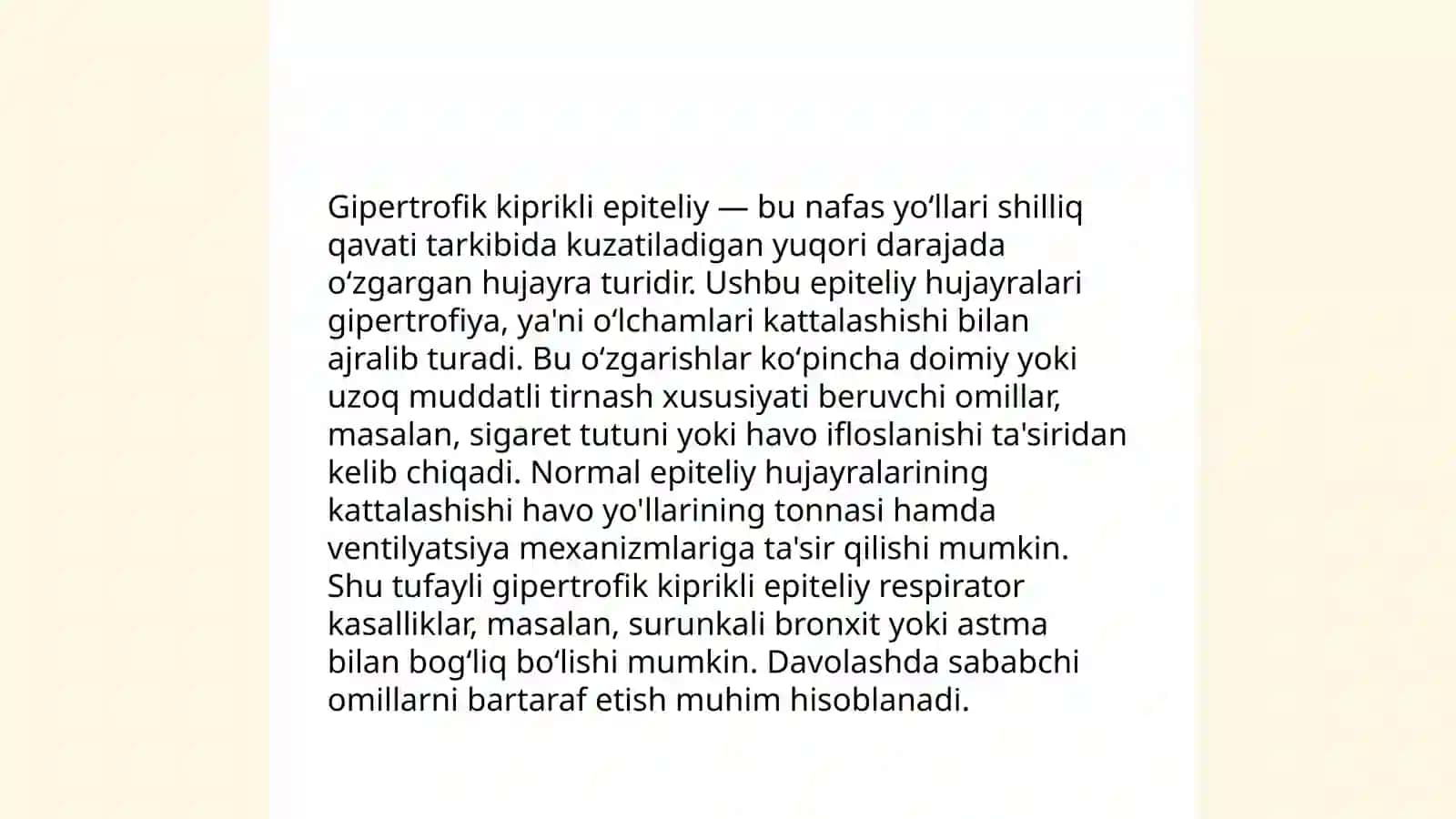 Gipertrofik kiprikli epiteliy 3