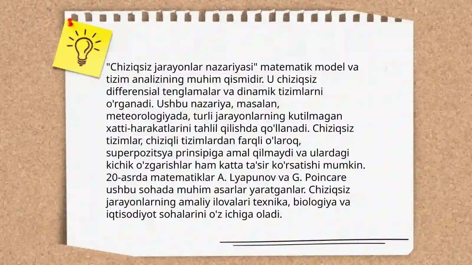Chiziqsiz nomuvozanat jarayonlarning termadinamikasi 3