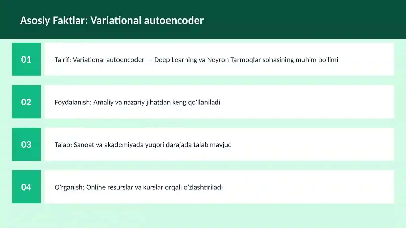 Variational autoencoder 3