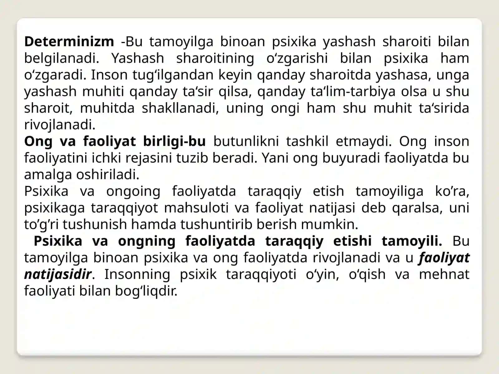 Zamonaviy psixologiya fanining tamoyillari 3