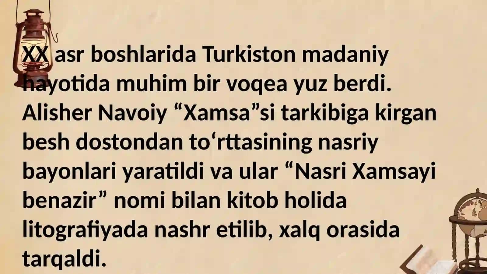 "Xamsa"ning nasriy bayonlari 3